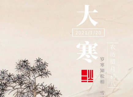 节气 | 大寒 . 岁寒知松柏，雪暖盼新年